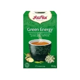 YOGI TEA Green Energy Органічний зелений чай для тонізації, 17 пакетиків, 30,6 г