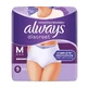 Always | Непомітні трусики Plus Medium | Ультрапоглинаюча гігієнічна білизна | 9 шт.