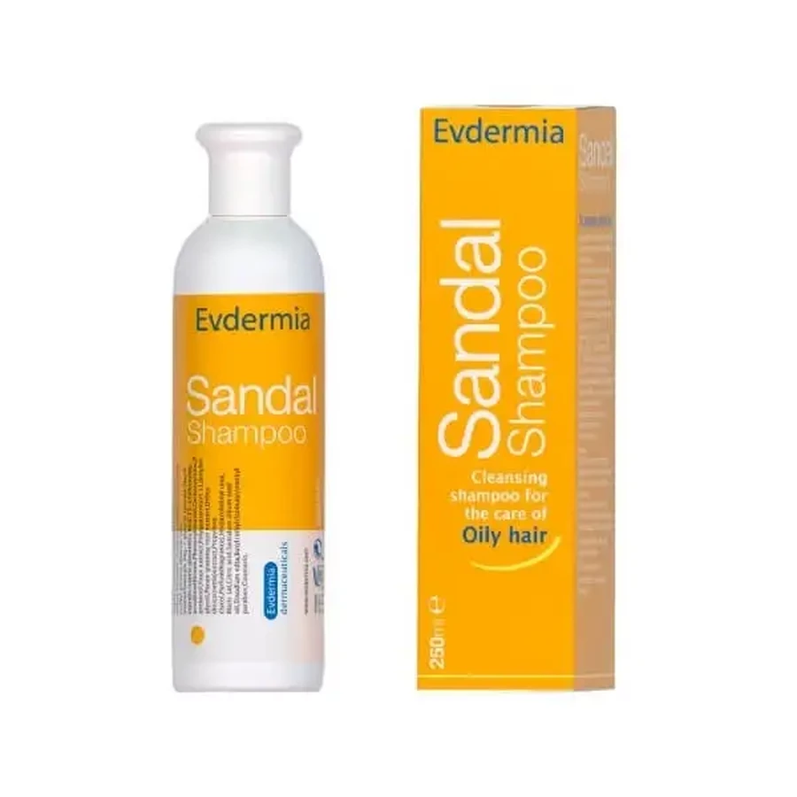 EVDERMIA Sandal Shampoo — шампунь проти себореї для жирного волосся, 250 мл: ціни та характеристики