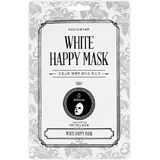 KOCOSTAR White Happy Mask — маска для лица из 100% чистого хлопка с ниацинамидом для сияния и ровного тона кожи