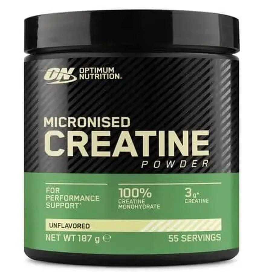 Микронизированный моногидрат креатина без ароматизаторов, 187 г, Optimum Nutrition: цены и характеристики