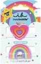AMBITAS Invisibobble Clipstar Glow Happy Heart Зажимы для волос для детей, 2 шт.