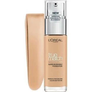 Тональний крем LOREAL True Match Super Blendable — зволожуючий рідкий тональний крем 30 мл, відтінок 3N Creamy Beige
