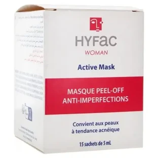 Hyfac Woman Active Mask — маска-плівка проти недоліків шкіри, 15 пакетиків