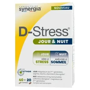 Synergia D-Stress «День и ночь», 60 таблеток