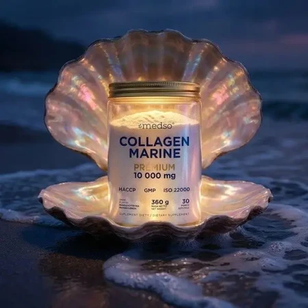 Medso Collagen Marine Premium 10 000 мг, порошок, смак манго-лимон, 360 г: ціни та характеристики