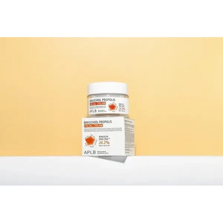 APLB Bakuchiol Propolis Facial Cream, заспокійливий крем для обличчя з бакучіолом і прополісом, 55 мл: ціни та характеристики