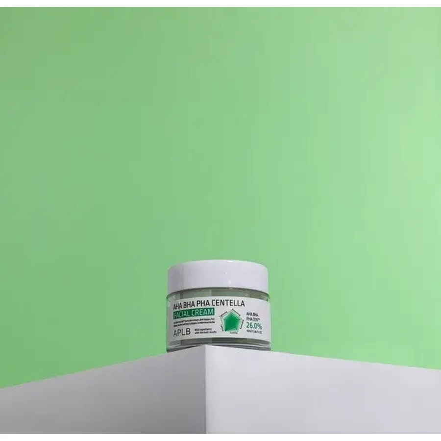 APLB AHA BHA PHA Centella Facial Cream, отшелушивающий и успокаивающий крем для лица с кислотами и центеллой азиатской, 55 мл: цены и характеристики