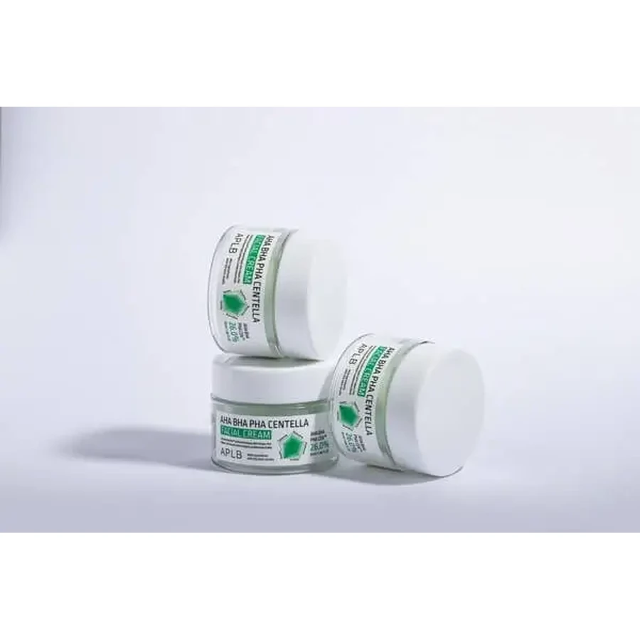 APLB AHA BHA PHA Centella Facial Cream, отшелушивающий и успокаивающий крем для лица с кислотами и центеллой азиатской, 55 мл: цены и характеристики