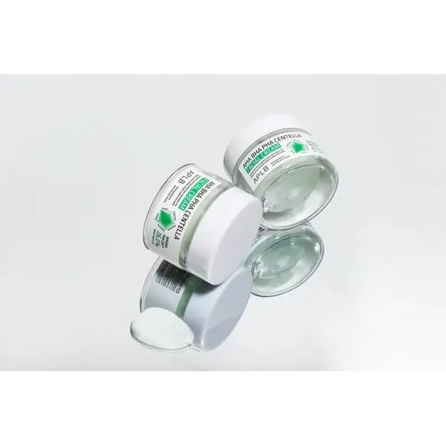 APLB AHA BHA PHA Centella Facial Cream, отшелушивающий и успокаивающий крем для лица с кислотами и центеллой азиатской, 55 мл: цены и характеристики
