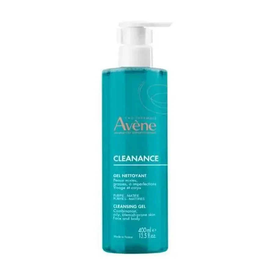 AVENE Cleanance Gel Nettoyant — очищающий гель, удаляющий загрязнения и избыток кожного сала, 400 мл: цены и характеристики