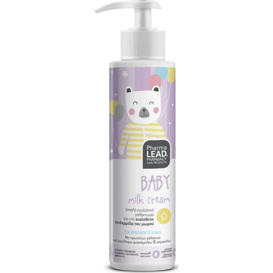 PHARMALEAD Baby Milk Cream Face & Body, зволожуючий крем-молочко для обличчя та тіла, 150 мл: ціни та характеристики