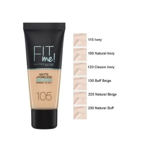 MAYBELLINE Fit Me Тональний крем для природного матового покриття 30 мл 105 Natural Ivory