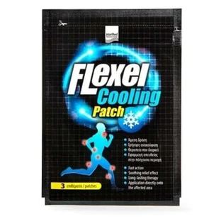 Охлаждающие пластыри FLEXEL. Самоклеящиеся пластыри, 3 шт.