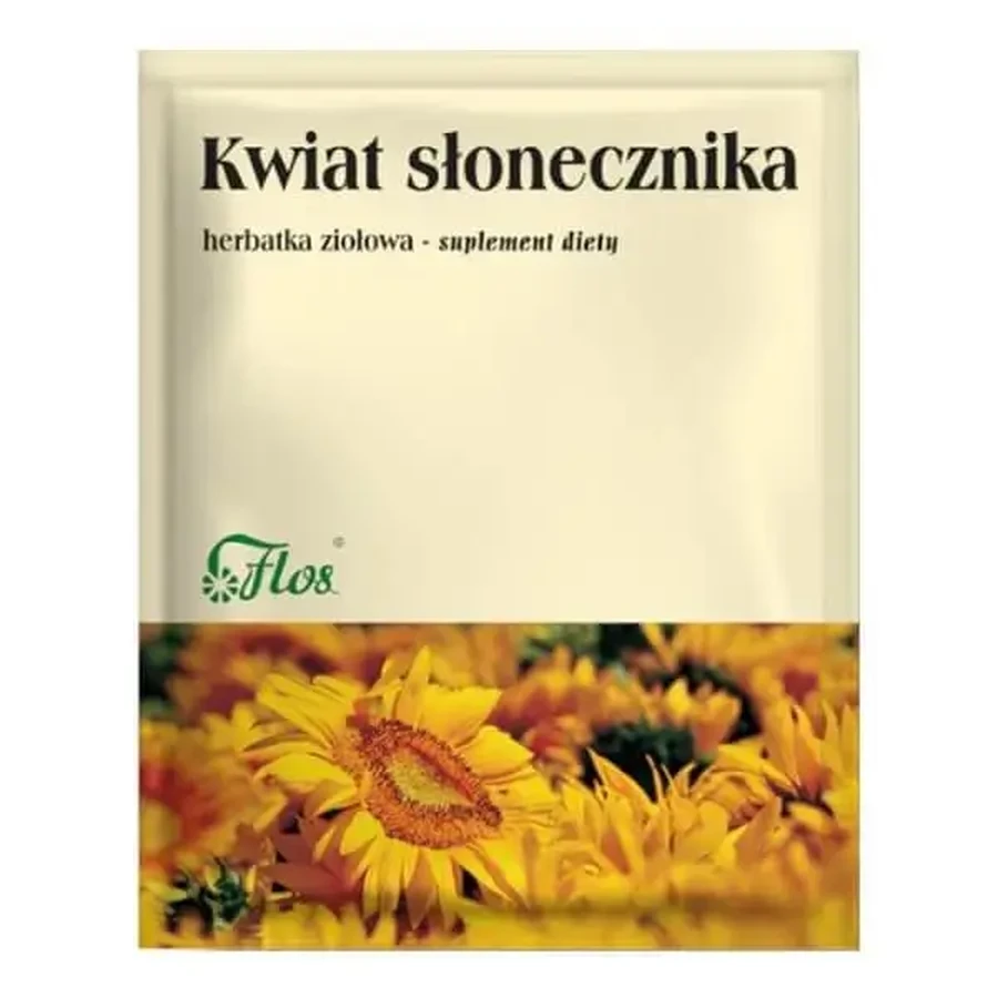 Flos «Квітка соняшника», трав'яний чай, 50 г: ціни та характеристики