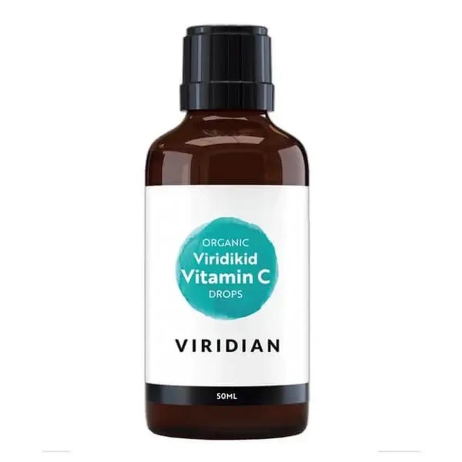Viridian, Viridikid — экологически чистая витамин С для детей, капли, 50 мл: цены и характеристики
