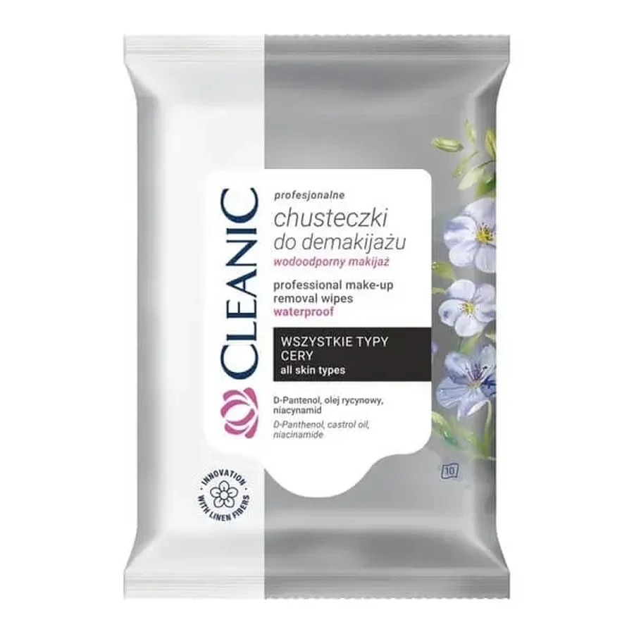Cleanic, профессиональные салфетки для снятия макияжа, 10 шт.: цены и характеристики