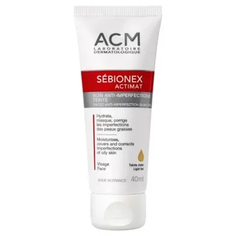 ACM Sébionex Actimat Тонізуючий засіб проти недоліків шкіри, тонований, 40 мл: ціни та характеристики