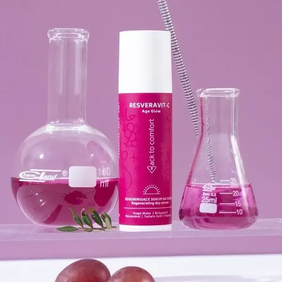 Назад до Comfort Resveravit-C Age Glow, регенеруюча сироватка, для денного догляду, 30 мл: ціни та характеристики