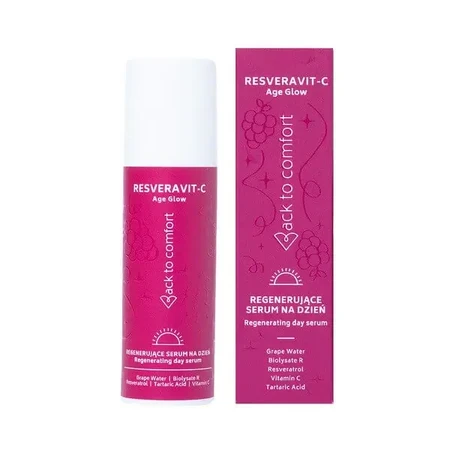 Назад до Comfort Resveravit-C Age Glow, регенеруюча сироватка, для денного догляду, 30 мл: ціни та характеристики