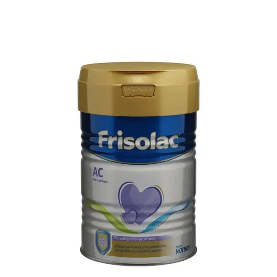 FRISOLAC AC Сухе молоко для дітей Спеціальне дієтичне молоко з екстенсивно гідролізованими молочними білками, 400 г: ціни та характеристики