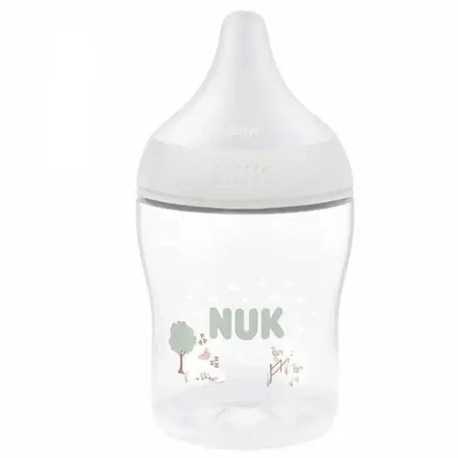 NUK Perfect Match Пластиковый бутылочка с антиколиковым соском из силикона и индикатором температуры для детей от 0 месяцев, 150 мл: цены и характеристики