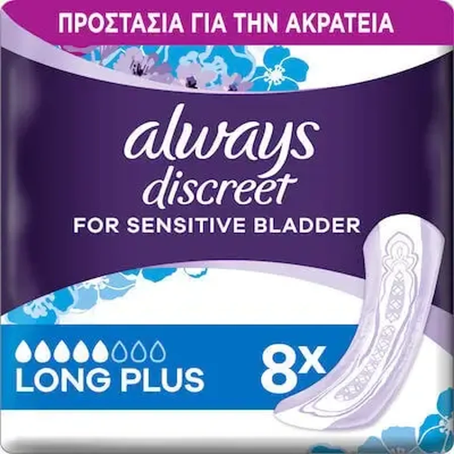 ALWAYS Discreet Long Plus Acrateia — прокладки, 8 шт.: цены и характеристики