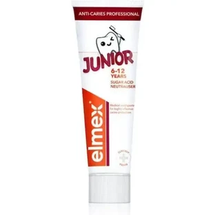 ELMEX Junior Anti-Caries Професійна зубна паста для дітей віком 6–12 років, 75 мл