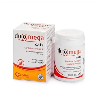 Duomega Cats 30 мягких капсул по 500 мг — добавка с омега-3 для кошек