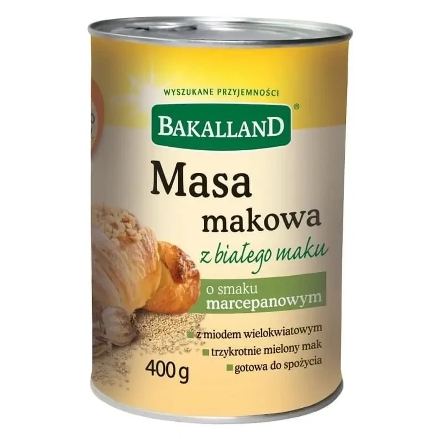 Bakalland «Маса Макова» из белого мака с маренцеповым вкусом ...: цены и характеристики