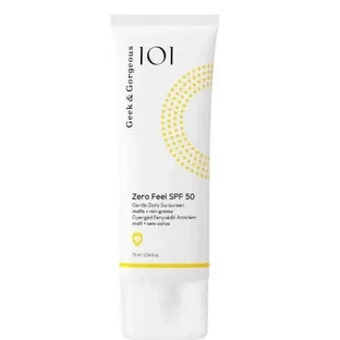 Крем для обличчя з SPF 50 для щоденного захисту від сонця Zero Feel, 75 мл, Geek & Gorgeous