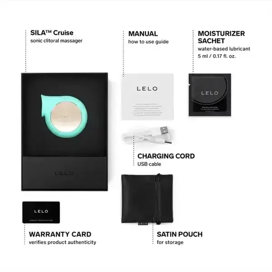 LELO Sila Cruise, ультразвуковий стимулятор клітора, Aqua, 1 шт.: ціни та характеристики