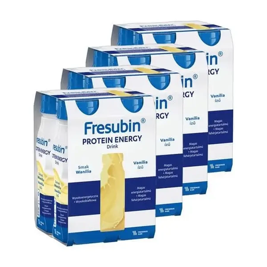 Fresubin Protein Energy Drink со вкусом ванили, жидкость, 16 × 200 мл: цены и характеристики