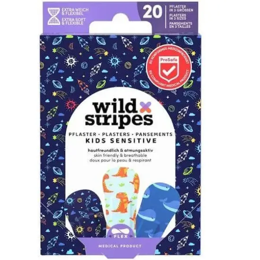 AMBITAS Wild Stripes Kids Space Kids Space Kids Цветные трехмерные наклейки, 20 штук: цены и характеристики
