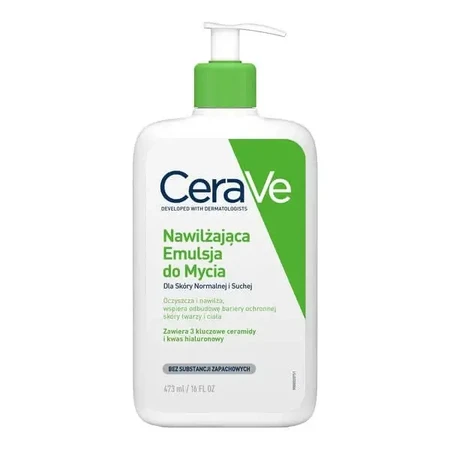 Набір CeraVe: зволожуюча емульсія для нормальної та сухої шкіри, 473 мл + запасна упаковка, 473 мл: ціни та характеристики