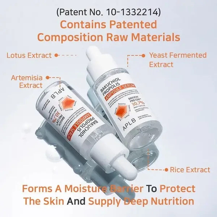 APLB Bakuchiol Propolis Ampoule, заспокійлива сироватка для обличчя з бакучіолом і прополісом, 40 мл: ціни та характеристики