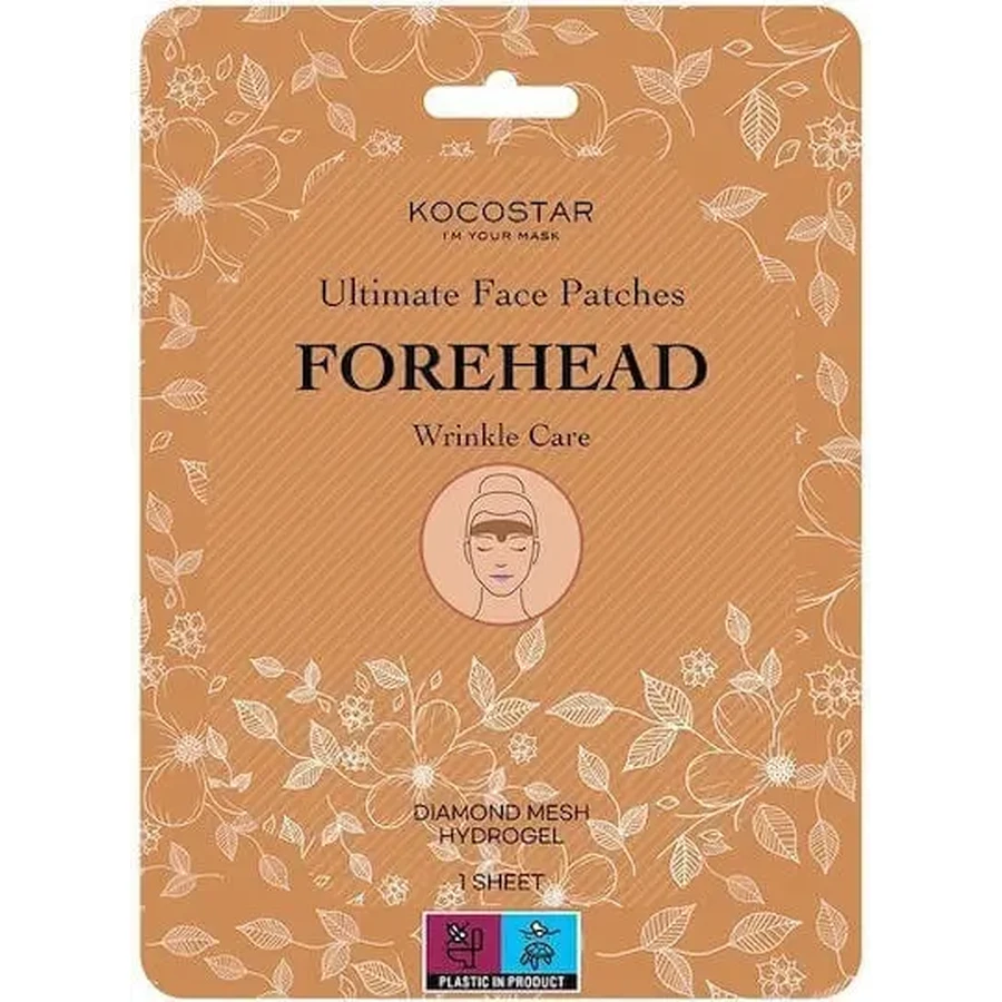 KOCOSTAR Ultimate Face Patches — антивозрастные пластыри для ухода за кожей лба, 1 шт.: цены и характеристики