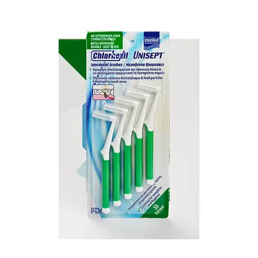 INTERMED Chlorhexil Межзубные щетки 0,8 мм, 5 шт.: цены и характеристики