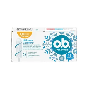 O.B | ProComfort Звичайні прокладки середньої поглинальної здатності | 16 шт.