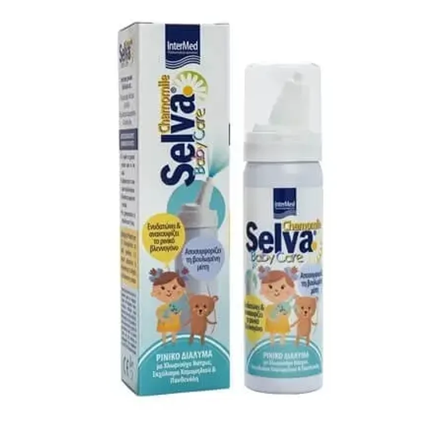 INTERMED Selva Chamomile Baby Care Изотонический назальный спрей с ромашкой и пантенолом, 150 мл: цены и характеристики