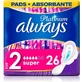 ALWAYS Ultra Platinum длинные прокладки с крылышками № 2, 26 штук