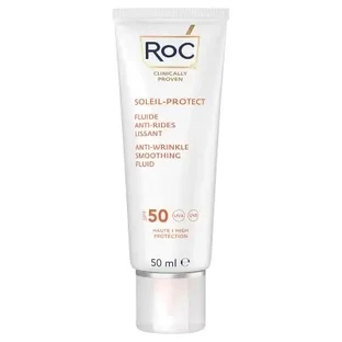 RoC Soleil-Protect: розгладжуючий флюїд проти зморшок SPF 50, 50 мл