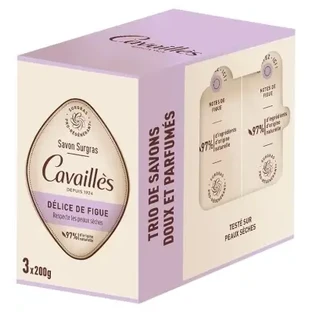 Суперзволожуюче мило Cavaillès Fig Delight, 3 × 200 г
