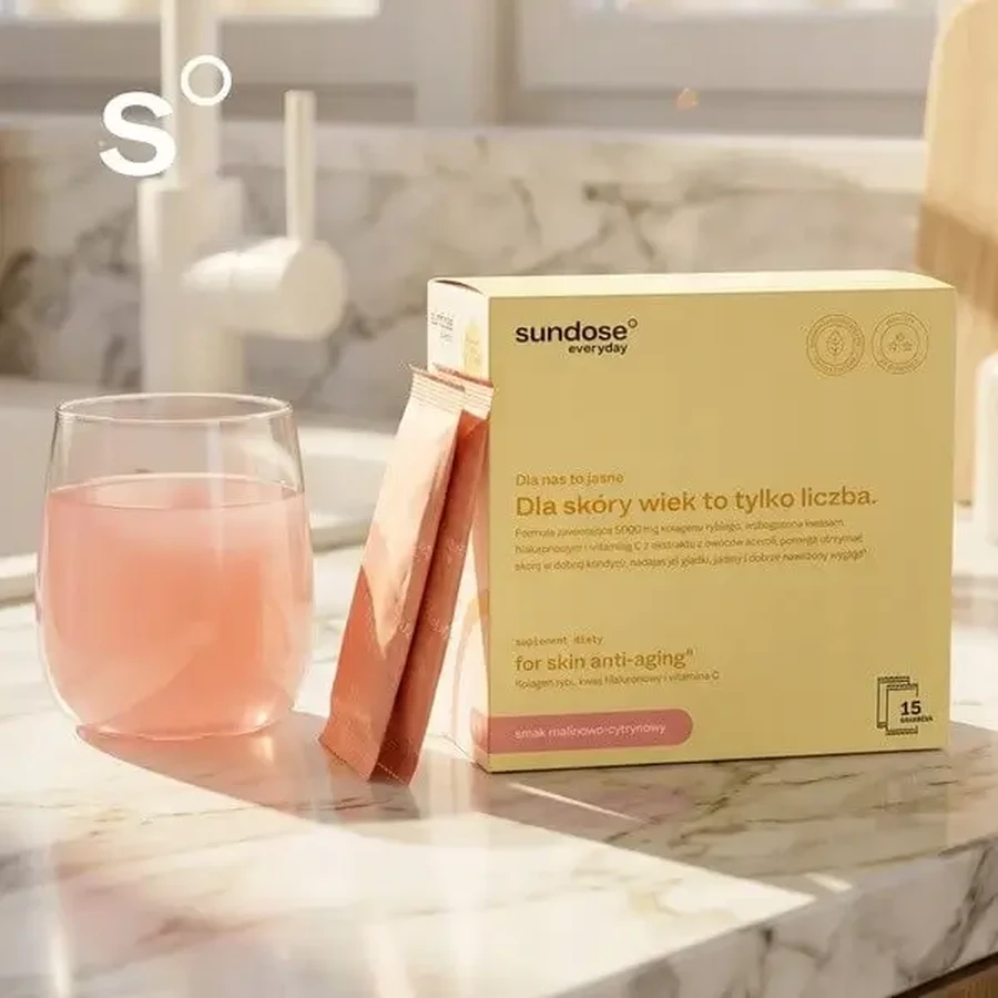 Sundose Everyday For Skin Anti-Aging, пакетики с порошком, вкус «малина-лимон», 15 шт.: цены и характеристики
