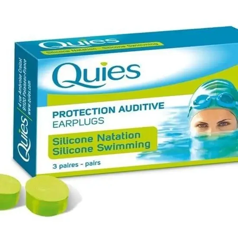PHARMA Q Quies Силіконові затички для вух, придатні для плавців, 3 шт.: ціни та характеристики