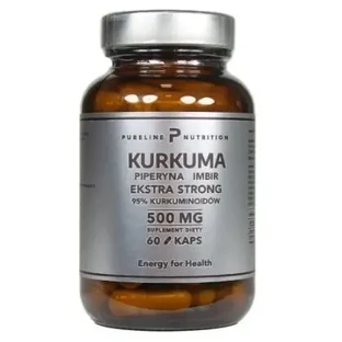 Pure Nutrition Куркума, піперин, імбир, 60 капсул