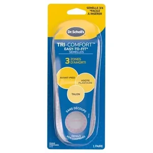 Женские стельки Scholl Tri-Comfort, легко вставляемые, 1 пара