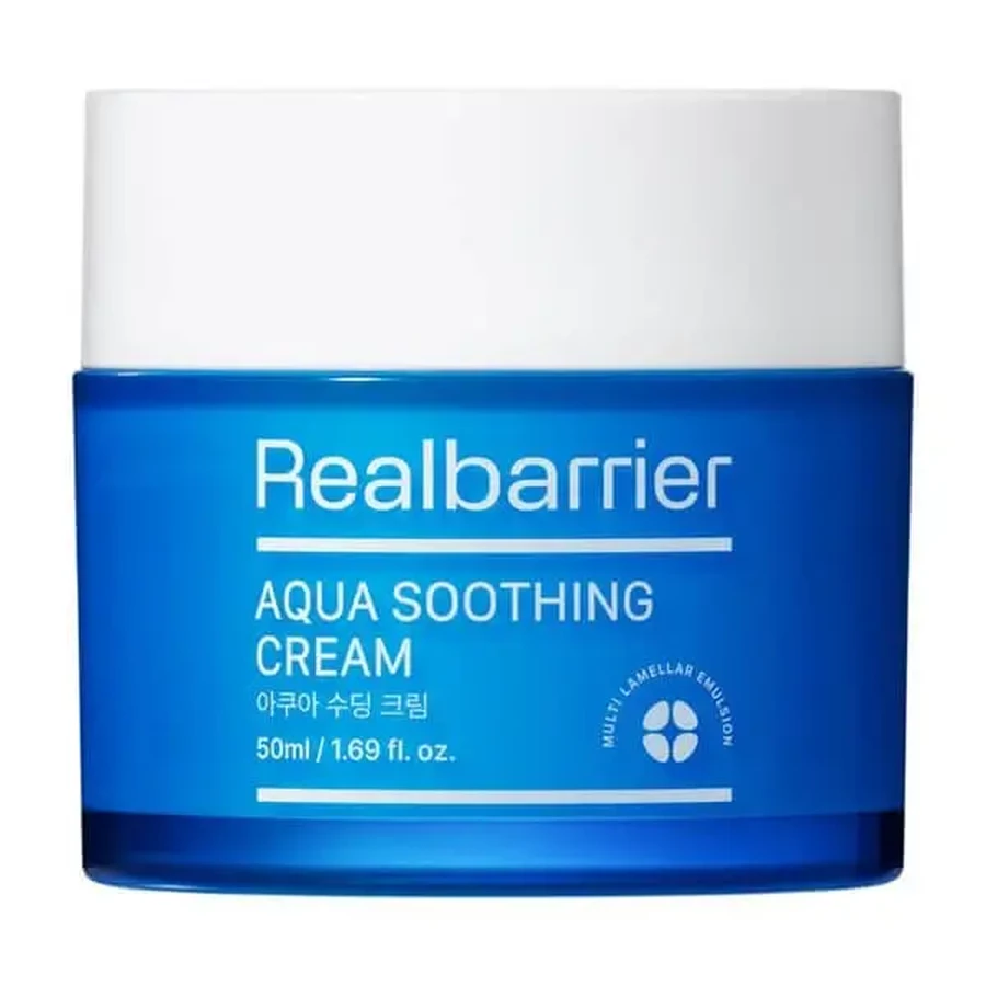 Real Barrier Aqua, зволожуючий та заспокійливий крем для чутливої шкіри, 50 мл: ціни та характеристики