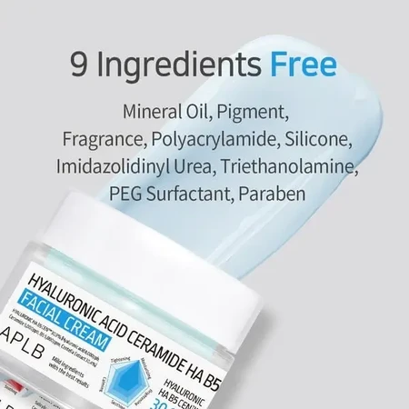 APLB Hyaluronic Acid Ceramide HA B5, увлажняющий крем для лица с гиалуроновой кислотой, церамидами и витамином B5, 55 мл: цены и характеристики