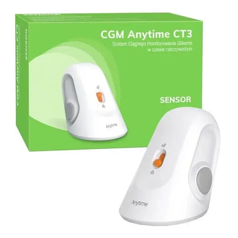 CGM Anytime CT3, система непрерывного мониторинга гликемии, датчик, 1 шт.: цены и характеристики